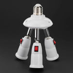 adaptateurs ampoules E27 blancs modernes têtes matériau métallique certifié réglables lumière LED