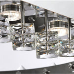 plafonnier crystal argenté moderne interrupteur bouton 2000 82000 lumens 15 30m²