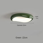 plafonniers led modernes minimaliste couleur crème noir vert chambre enfant éclairage salle étude cuisine