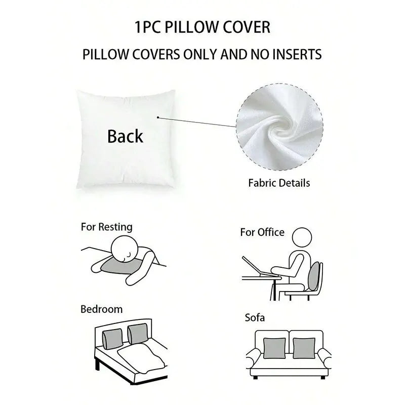 housse coussin imprimé fleurs roses dorées moderne blanc décoration maison 100 polyester