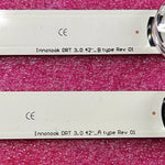bandes led blanc modernes connecteurs aluminium opaques éclairage téléviseur remplacement reparations