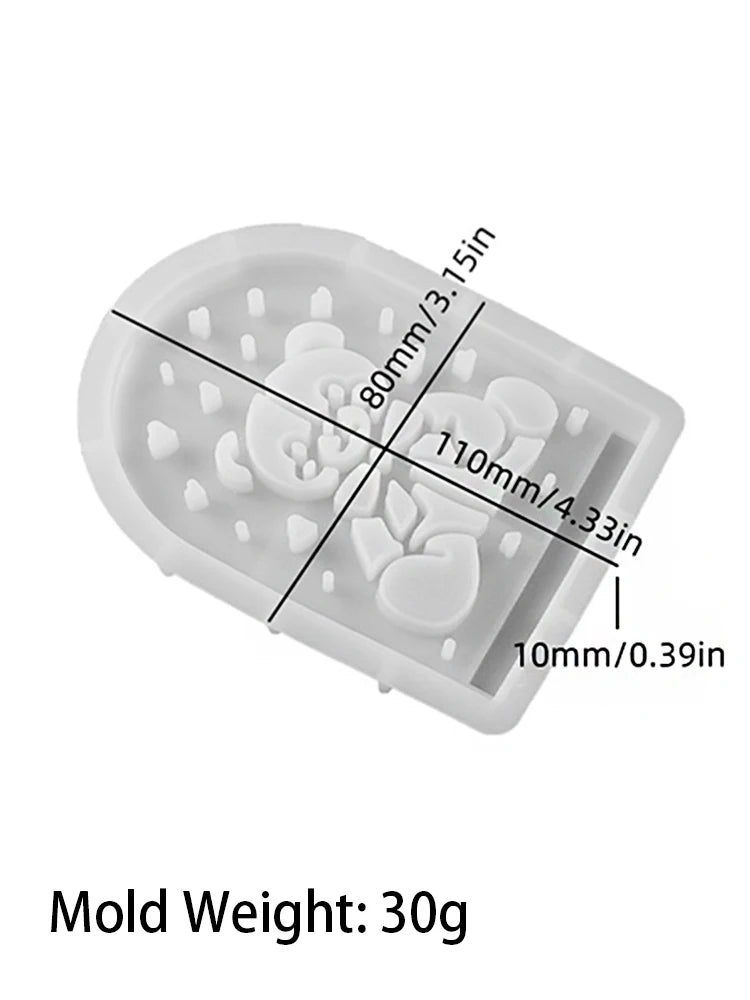 lampe décorative blanche coeurs ours cupcake carrousel moderne silicone motifs opaques