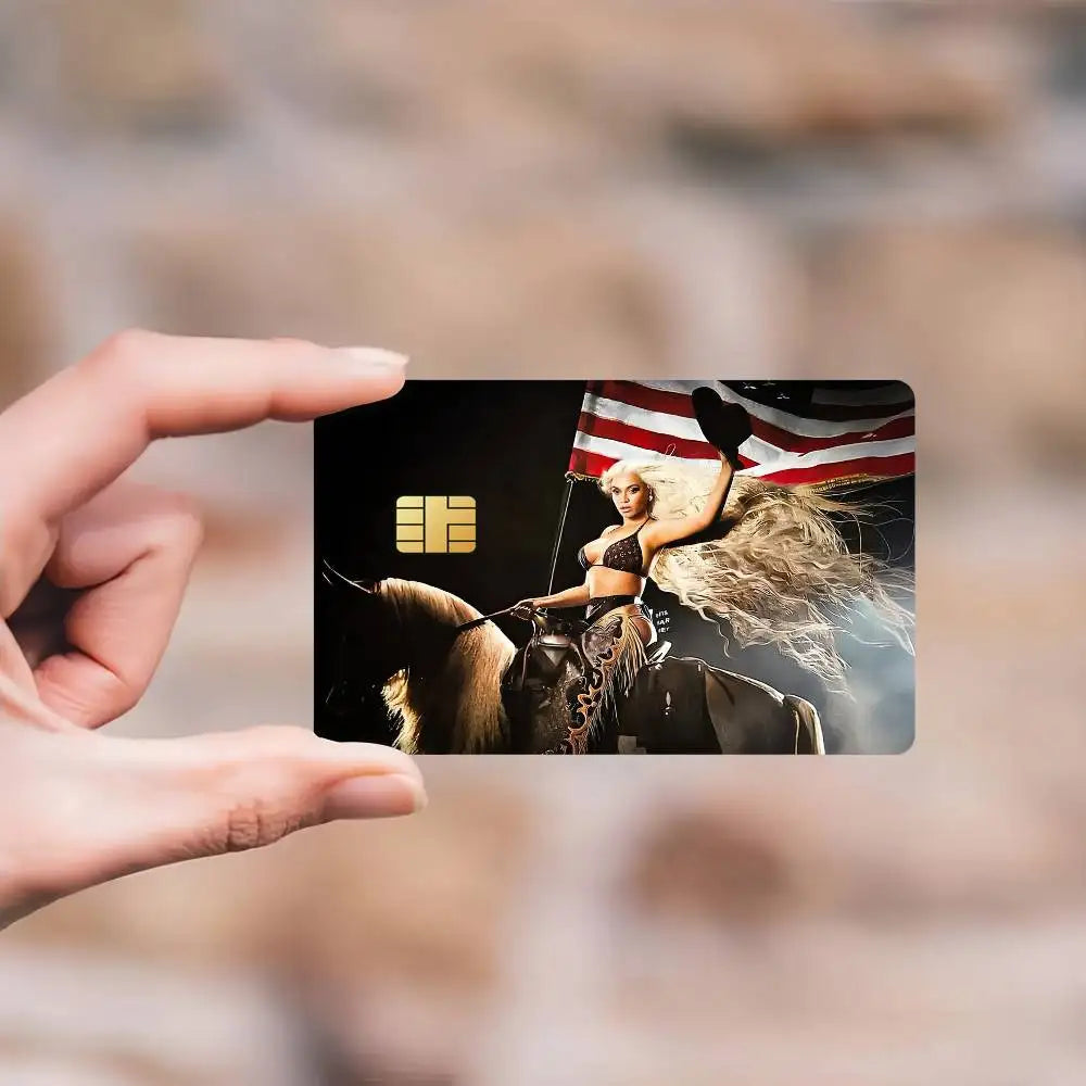 stylo bille personnalisable carte crédit étanche résistance rayures americain chanteuse beyonce moderne couleurs vives