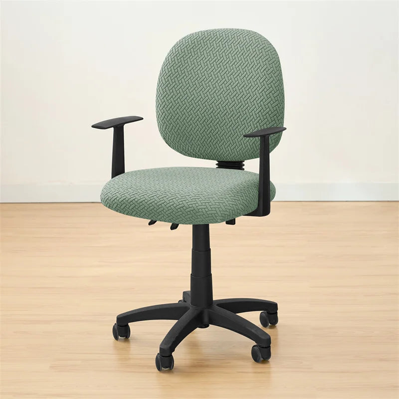 housse chaise tissu jacquard élasthanne polyester moderne gris vert bleu beige noir