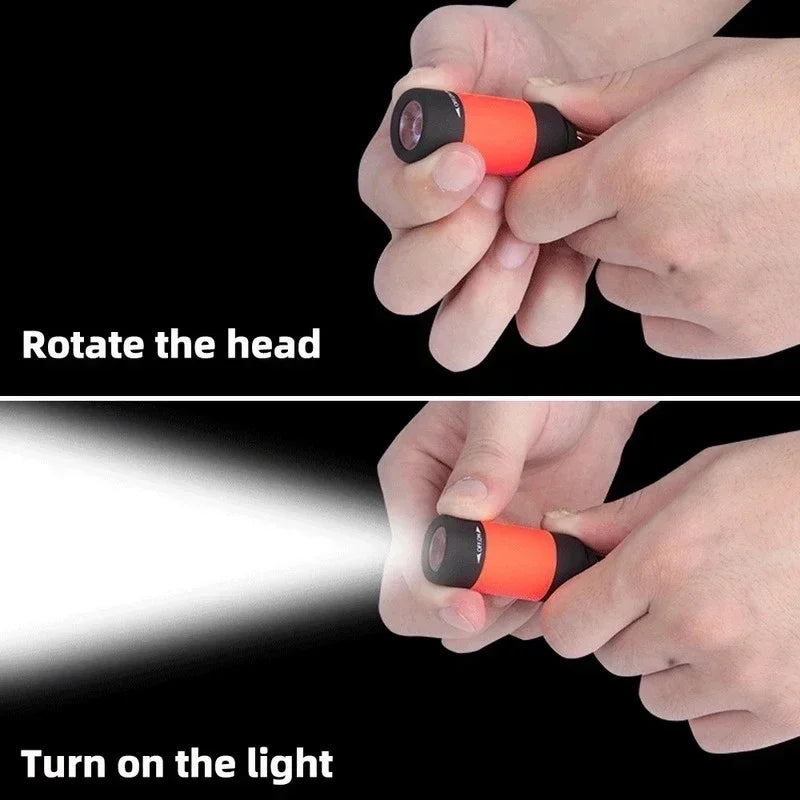 torche led rechargeable portable mini usb annuaire clé multiple couleurs moderne compact