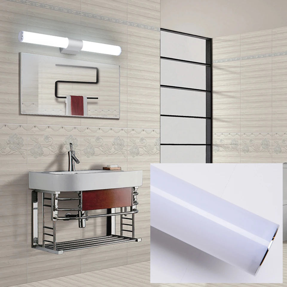 lampe salle bains moderne blanc fixée mur flux lumineux 60 249 led 90 260v