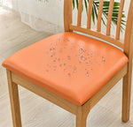 coussin chaise noir élasthanne polyester moderne élastique unie salle manger mariage banquette