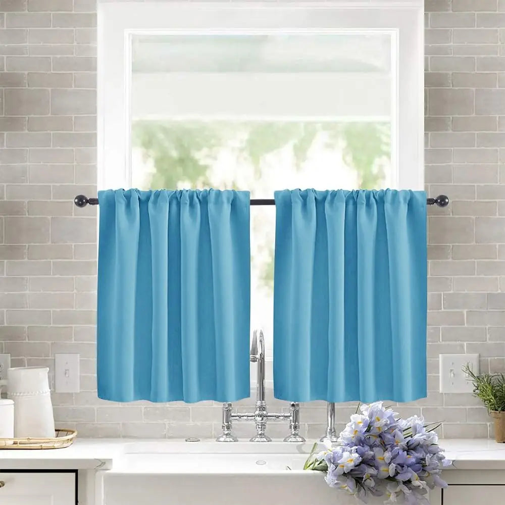 rideaux romains opaques polyester tringle moderne noir blanc gris turquoise rose marineintérieurôtelcaf