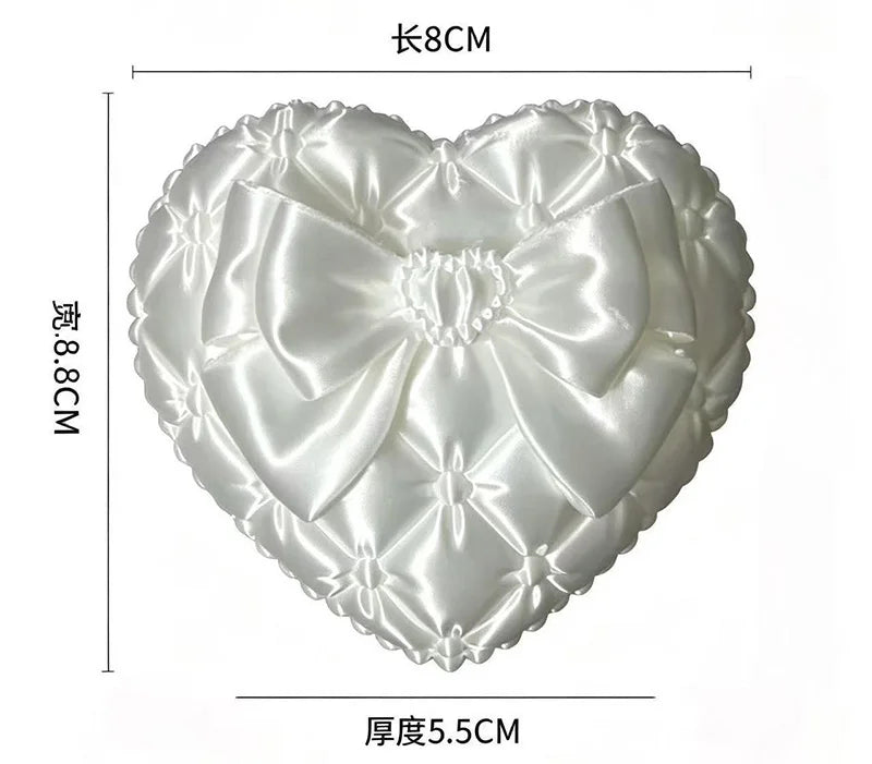 boîte bijoux réutilisable cuir pointillé rose clair vintage romantique noël cadeau fille