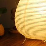 lampe table led moderne blanche papier gaufré chambre décoration intérieure affiches scènes marines