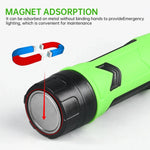 lampe frontale rechargeable led vert clair cou 120 degrés ajustable collier portable nuit lecture