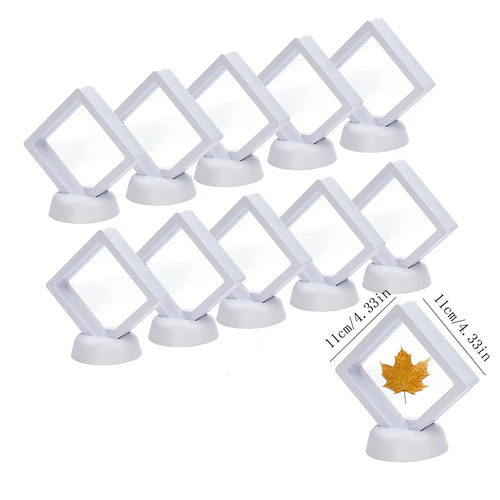 présentoir bijoux support carré plaque verre noir moderne bagues boucles doreilles