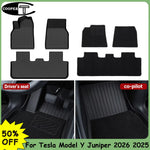 tapis sol noir rayures horizontales moderne tesla model 2025 2026 conducteur copilote arriere