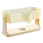 rangement éponges brosses vaisselle ventouse transparent moderne éponge poreuse acier inoxydable multiple usage beigeclair