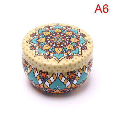 boîte rangement moderne pot épices conteneur bois couvercle bleu clair rose pâle blanc minimaliste