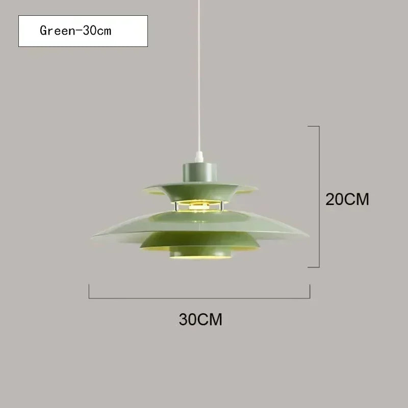 lampe suspendue moderne scandinave blanc vert noir jaune concentrique câble plat pendentifintérieur