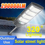 Lampe solaire extérieure moderne avec panneau solaire