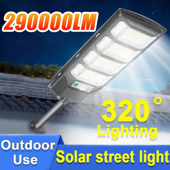 Lampe solaire extérieure moderne avec panneau solaire