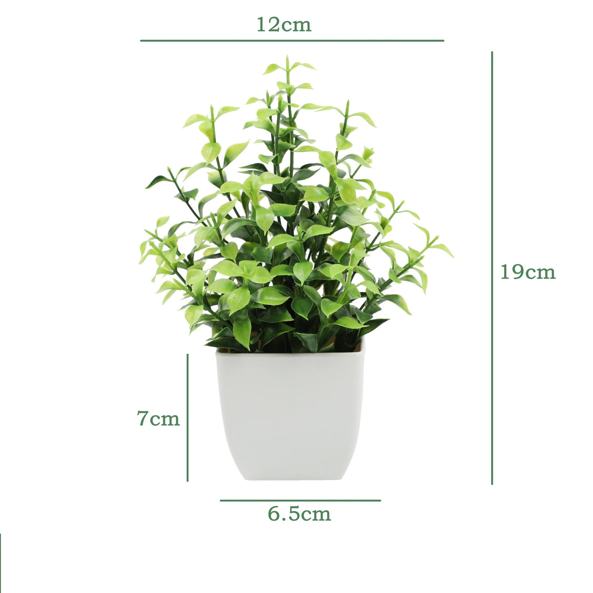 décoration intérieure plante artificielle eucalyptus bonsaï vert feuilles fines moderne sans entretien pot blanc