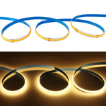 ruban led flexible bleu jaune moderne adhésif 8mm 4mm blanc chaud froid minimaliste