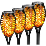 lampe solaire décorative moderne motif floral noir tringle sol ip65 led extérieure halloween jardin