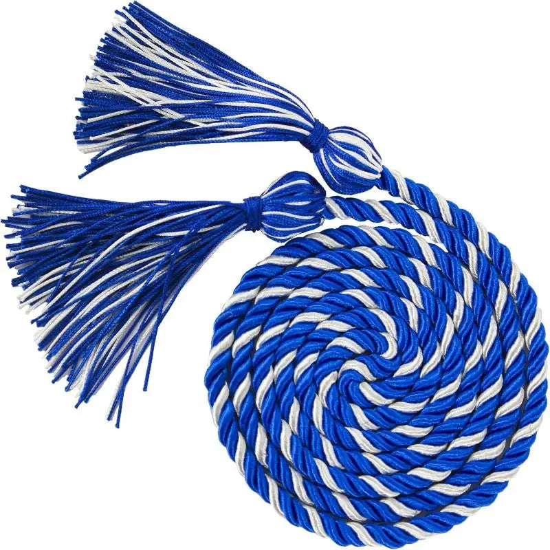 cordon remise diplôme pompon boucle ruban rayé toge graduation