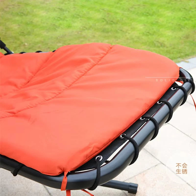 coussin chaise suspendue imperméable coton polyester rouge orange vert clair moderne minimaliste