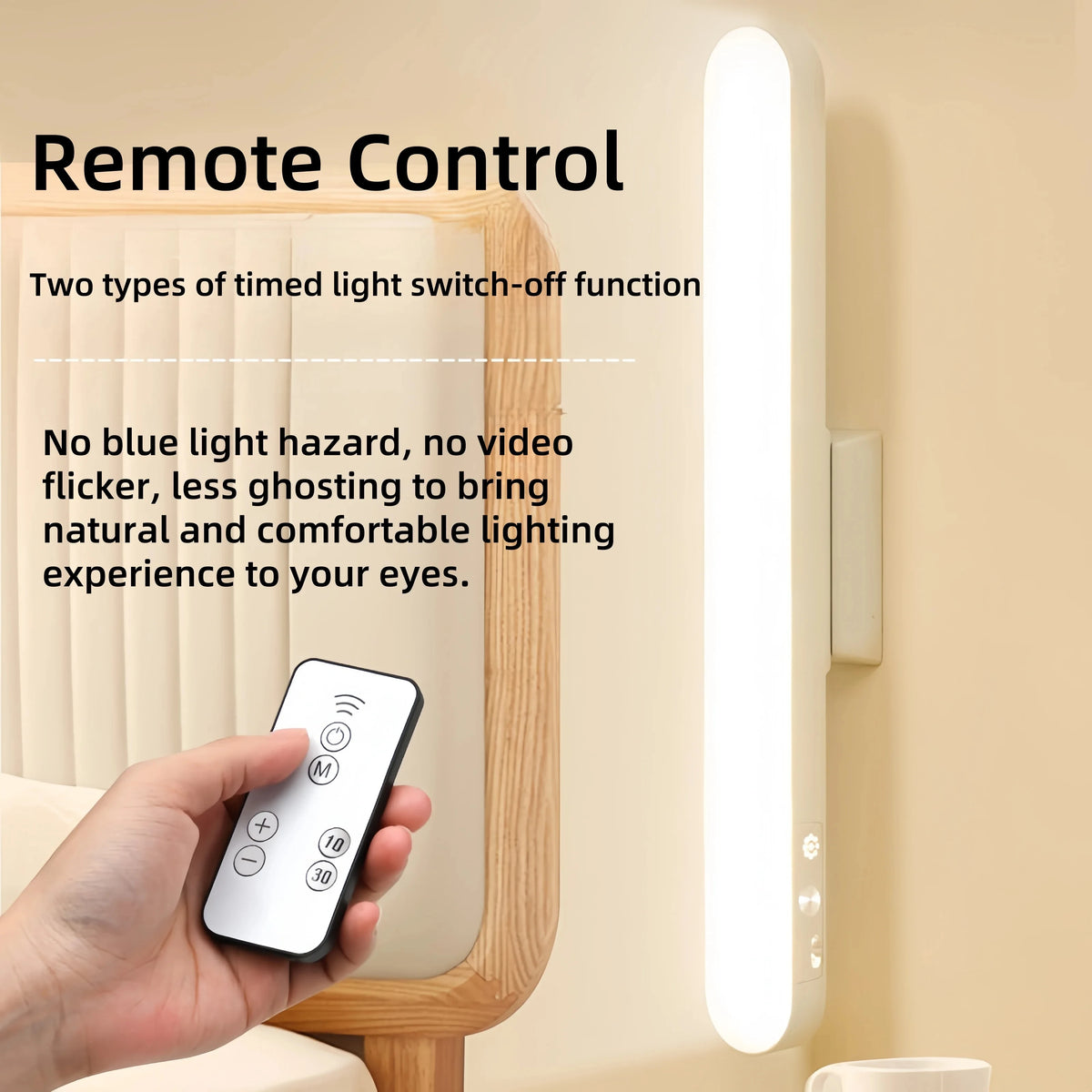 lampe led table aimantée rechargeable usb blanc moderne minimaliste adjustable trois couleurs