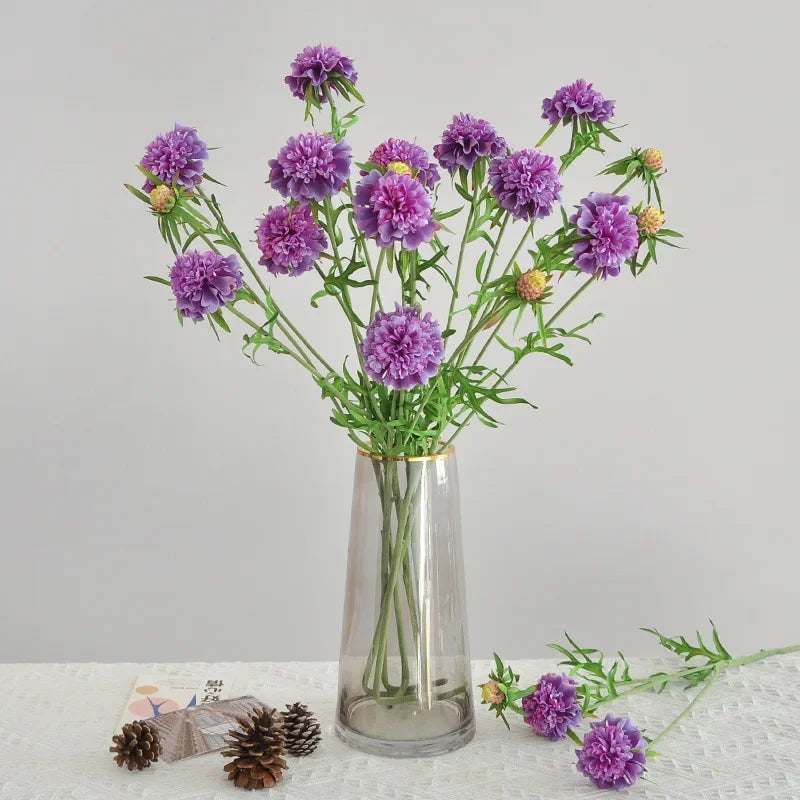 bouquet artificiel fleurs bleu violet rose blanc intérieur décoration maison anniversaire mariage pendaison crémaillère