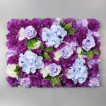 panneaux decoratifs florals rose blanc bleu violet modernes intérieur mariage anniversaire diplomes