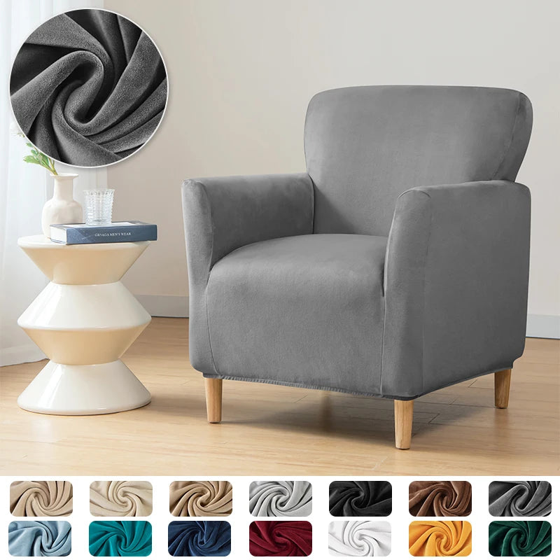 fauteuil moderne velours gris jaune beige turquois lavable salon chambre printemps été