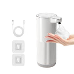distributeur automatique savon noir blanc rechargeable tactile moderne minimaliste