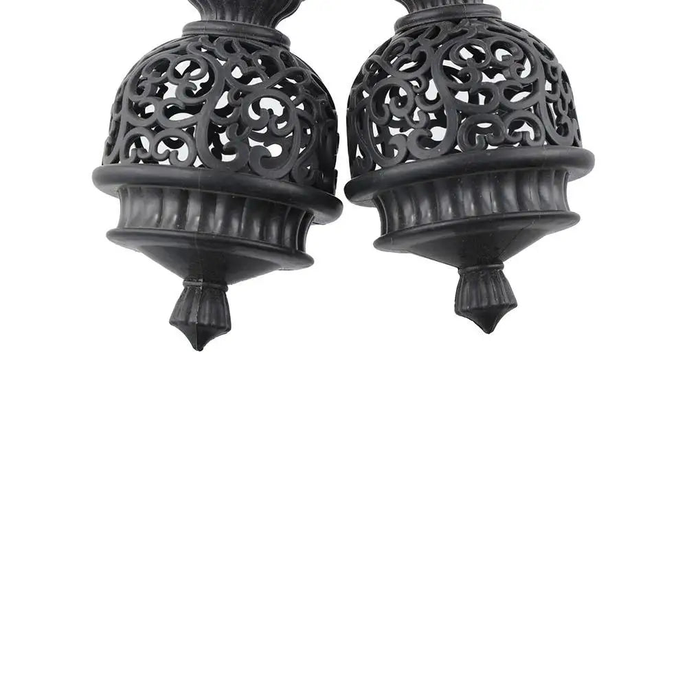 pommes rideau blanc argent rouge doré noir ajourées motifs floraux élégant classique