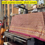 nappes lit massage motifs géométriques couleurs vives tissage traditionnel thaï opaque protection piano vert