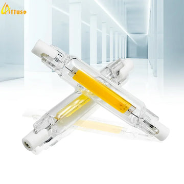 ampoule led r7s tube blanc moderne projecteur clips fixation intérieur salon