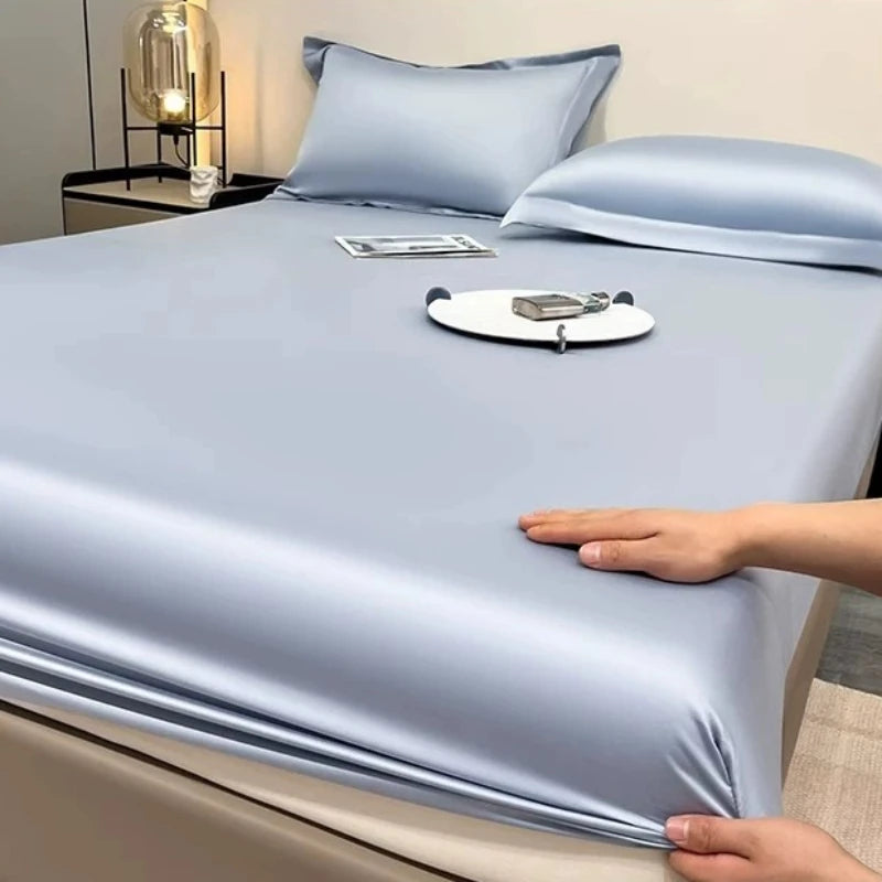 draps lit doux moderne bleu clair uni adhésif été qualité réactive