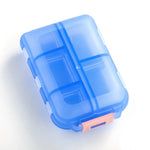 boîte rangement pilules semaines transparente moderne compartiments rigidifiants couvercle pratique portable voyage