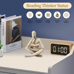 statue dorée résine moderne minimaliste smooth simple étagère décoration maison livre miniature