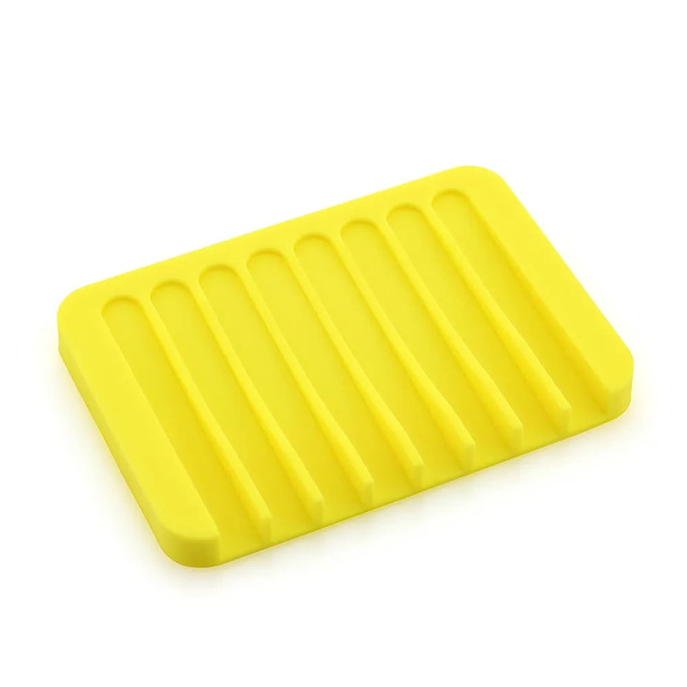 support savon silicone couleur rose moderne pratique antibactérien cuisine salle bain