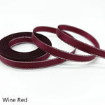 rubans satinés élégants couleur unie opaque 6mm largeur po yards blanc rose rouge bleu