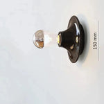 lampe murale moderne argent noir blanc rouge ampoule minimaliste fixée mur