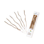 bougies flexibles bougie d'art beeswax flamme colorée violet doré rose vert blanc rayures ondulées