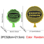 coussin sonore imperméable rouge vert bleu jaune carré noir blanc classique 21.5cm 12cm
