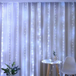guirlande lumineuse led blanc chaud 3m 3m 300 leds moderne clips batteries inclusées