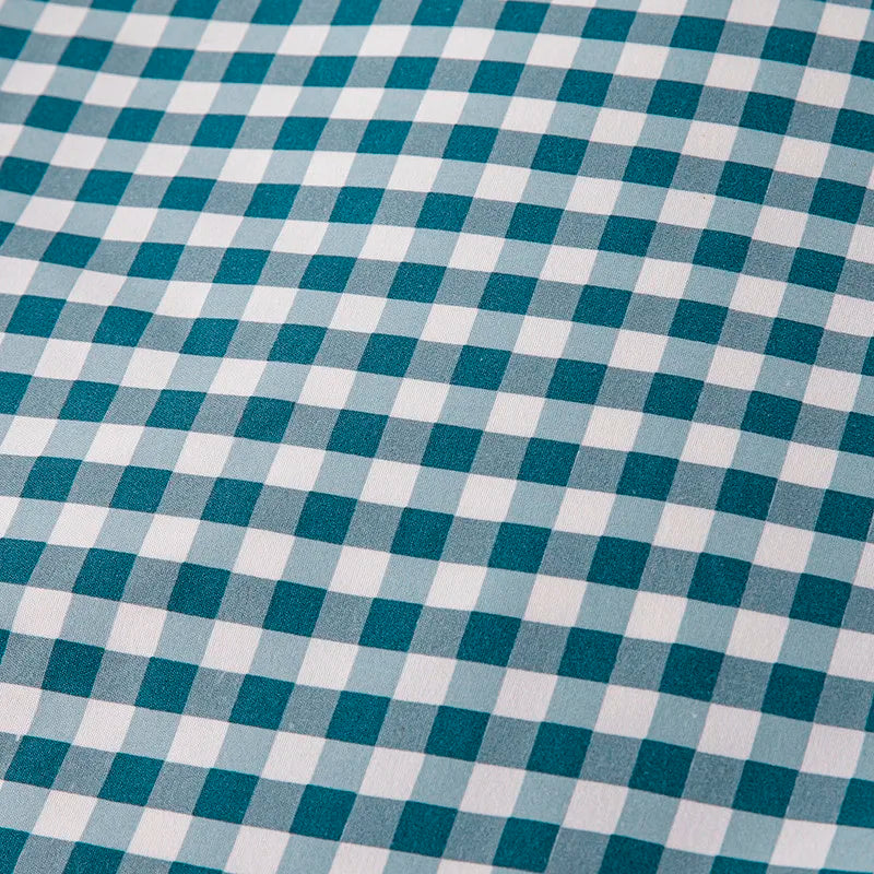 housse couette microfibre rayée géométrique 150x200cm bleu vert blanc moderne chambre coucher