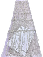 ruban décoratif dentelle franges mariage élégant festif rouge rose doré bordeaux gris noir