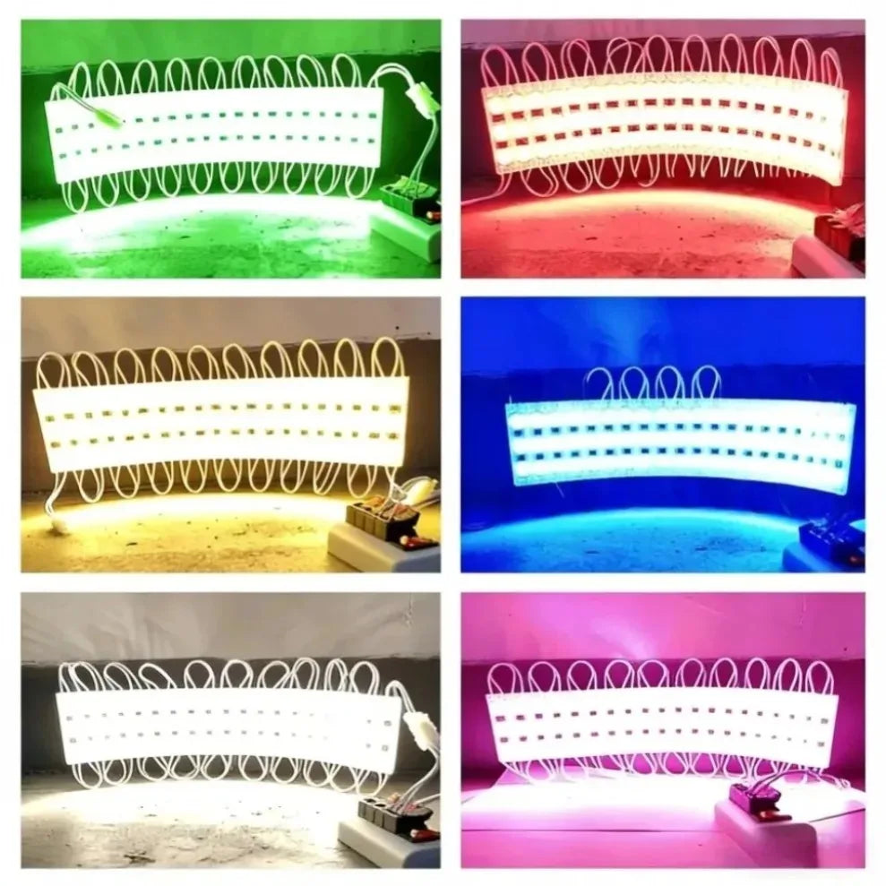 modules led multicolores pliables étanches haute luminosité décoration extérieure bannières stores