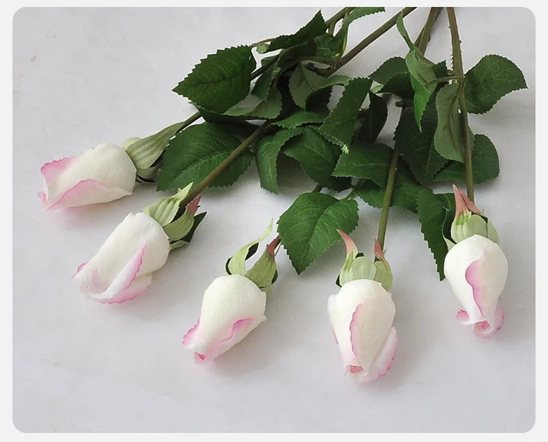 fleurs artificielles roses soie réaliste mariage décoration intérieure anniversaire baby shower