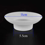 assiettes bol blanc cuivre chrome moderne sans motif opacité fixations invisible