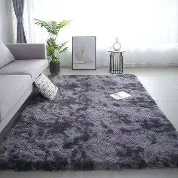 tapis moderne doux motif abstrait gris multicolore intérieur salon chambre enfant lavable antidérapant polyester